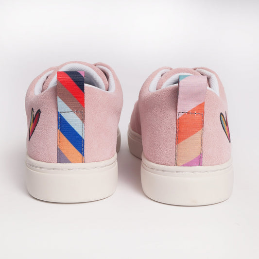 - Suede 'Lee' Heart Trainers - Pink