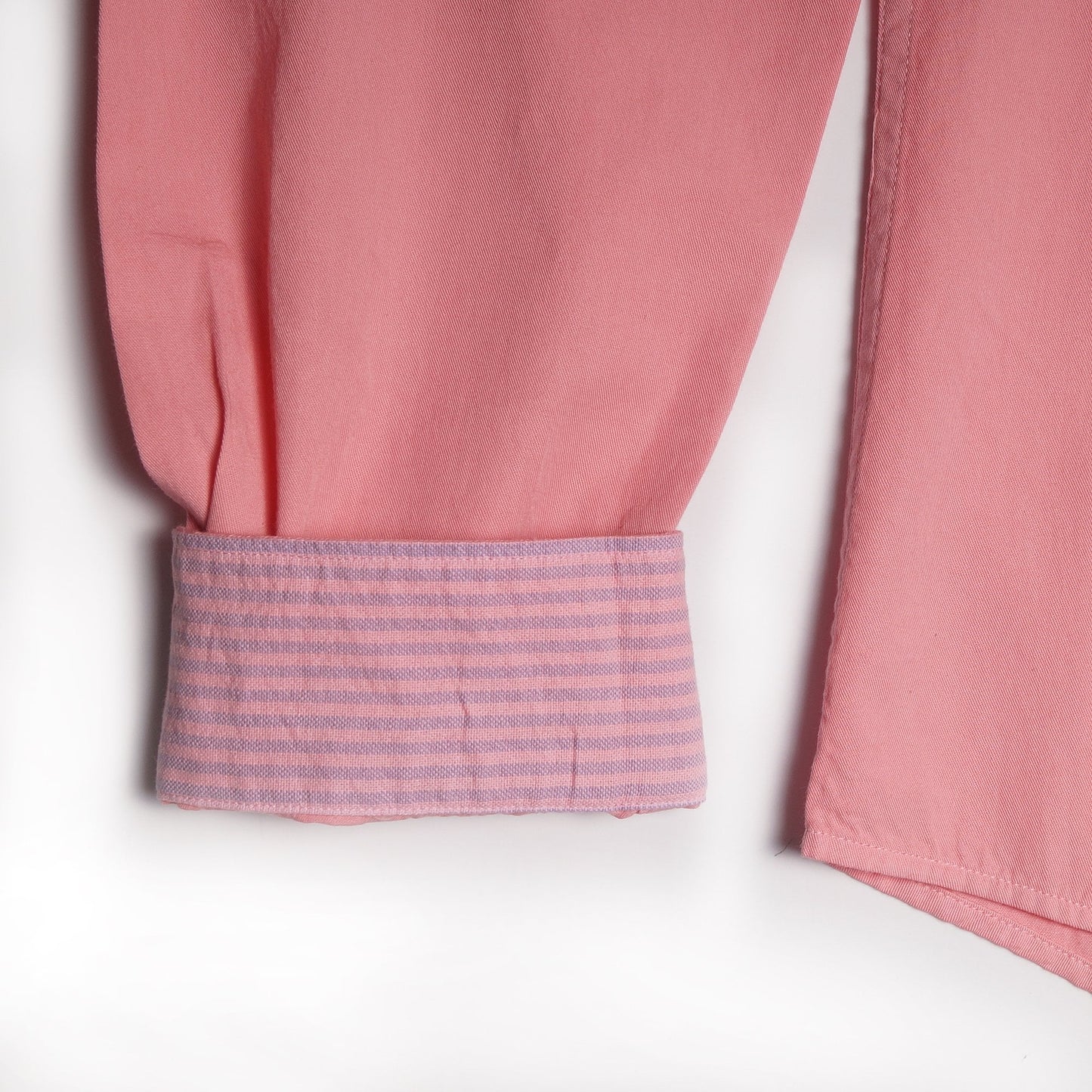 - Cotton Button-Down Shirt - Pink