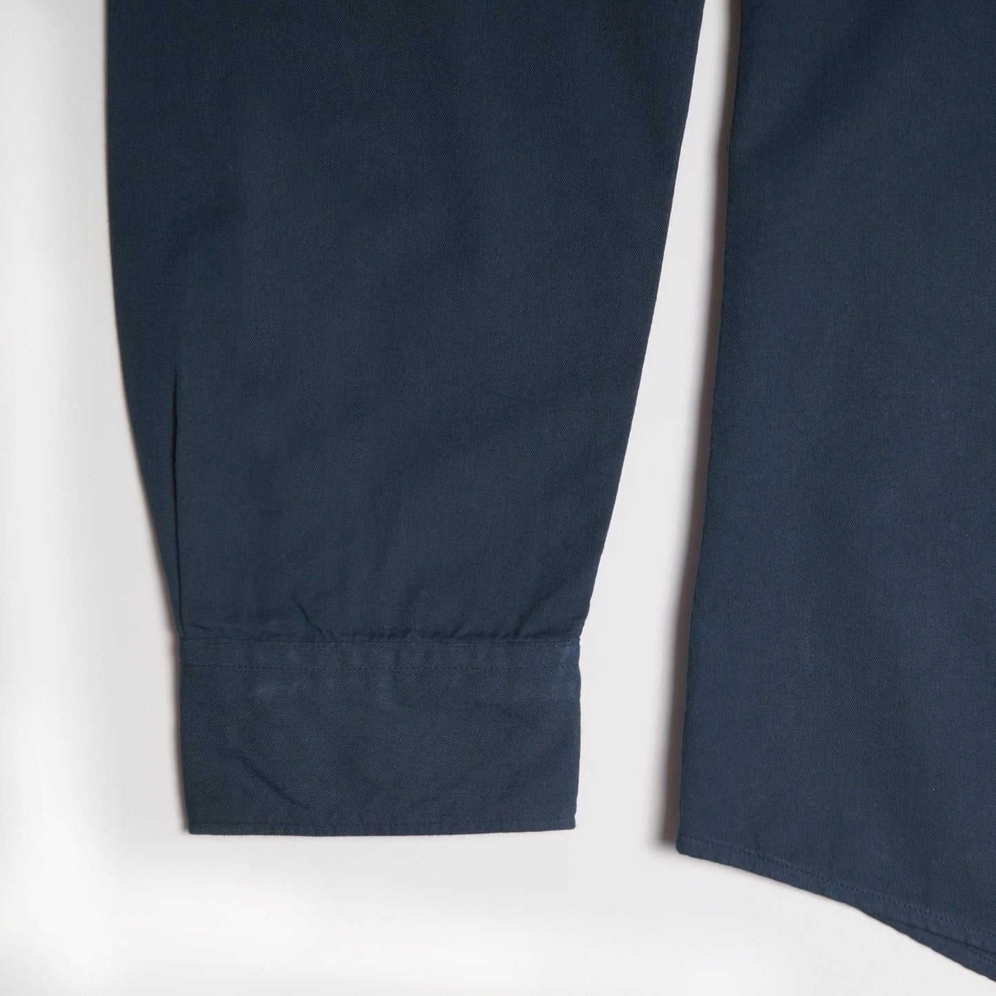 - Cotton Button-Down Shirt - Navy/Blue