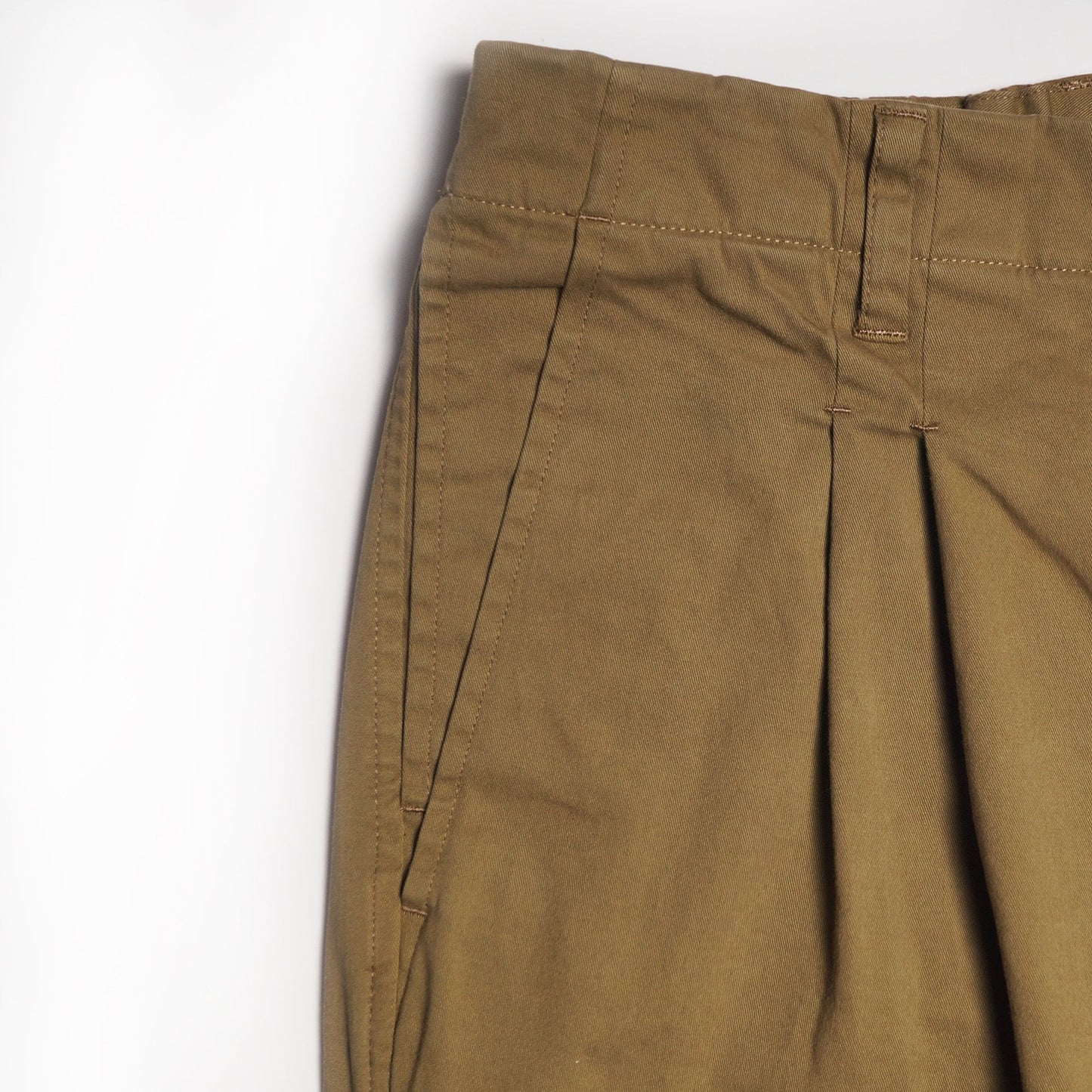 - Double-Pocket Chinos - Green