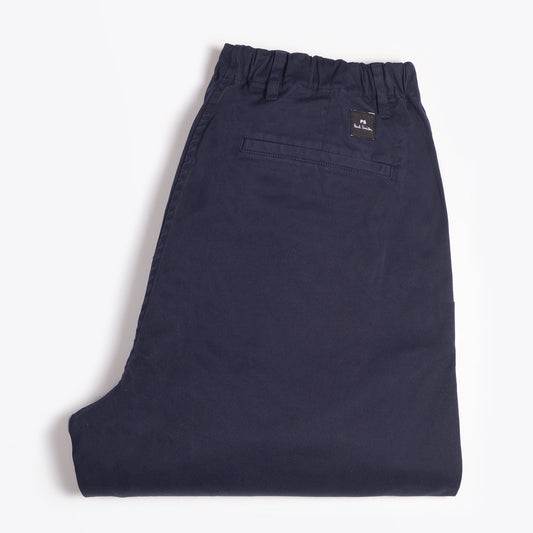 - Double-Pocket Chinos - Dark Navy