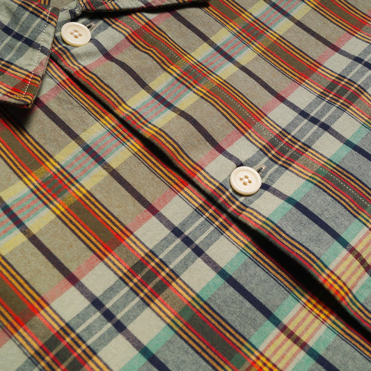 - Checked Over-Shirt - Green