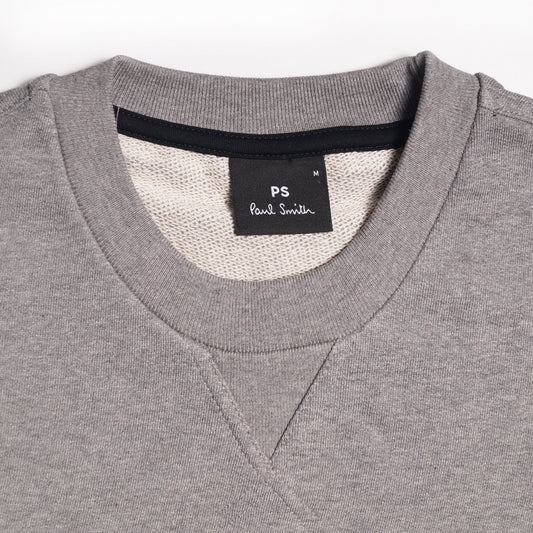 - Organic Cotton Sweatshirt With Sleeve Pocket - Grey