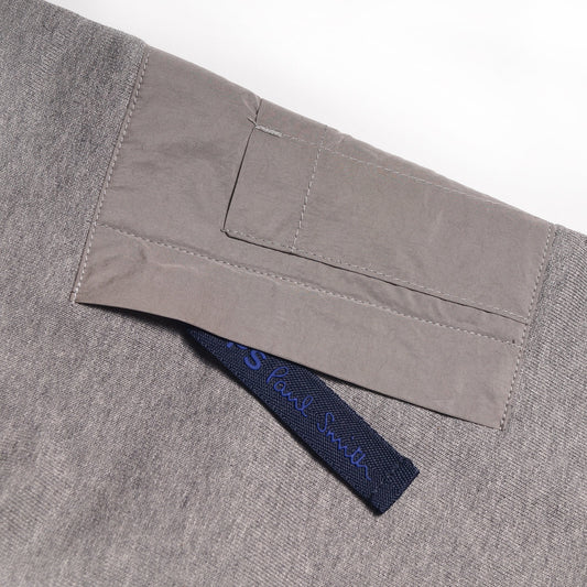 - Organic Cotton Sweatshirt With Sleeve Pocket - Grey