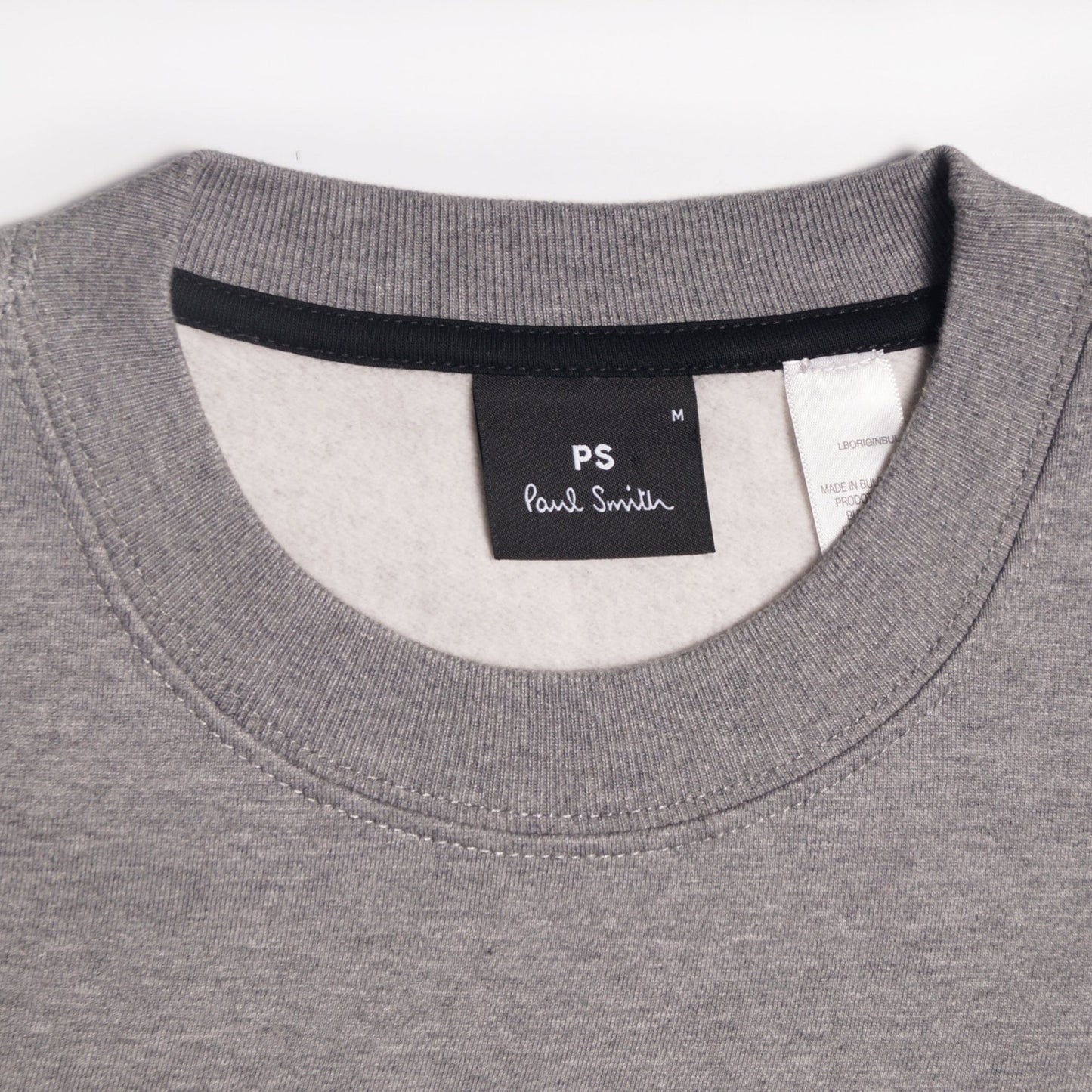 - Abstract Skull Motif Sweater - Grey