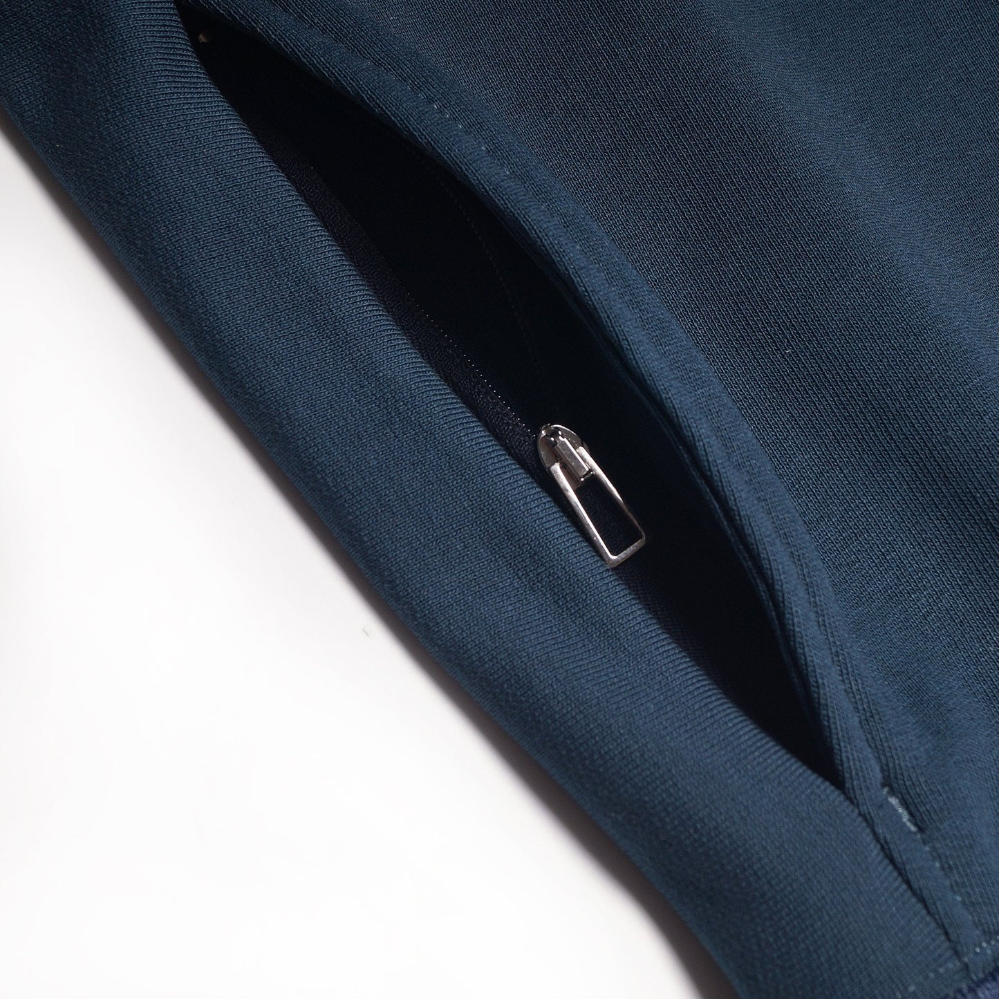 - Bomber Jacket With Zip Sleeve Pocket - Navy