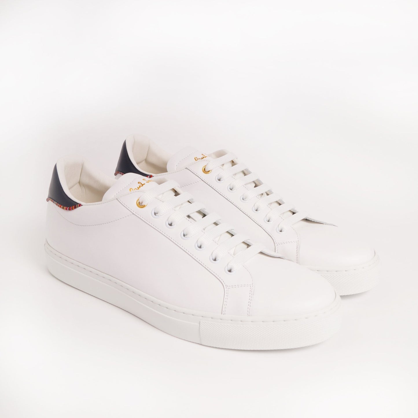 Leather 'Beck' Trainers - White