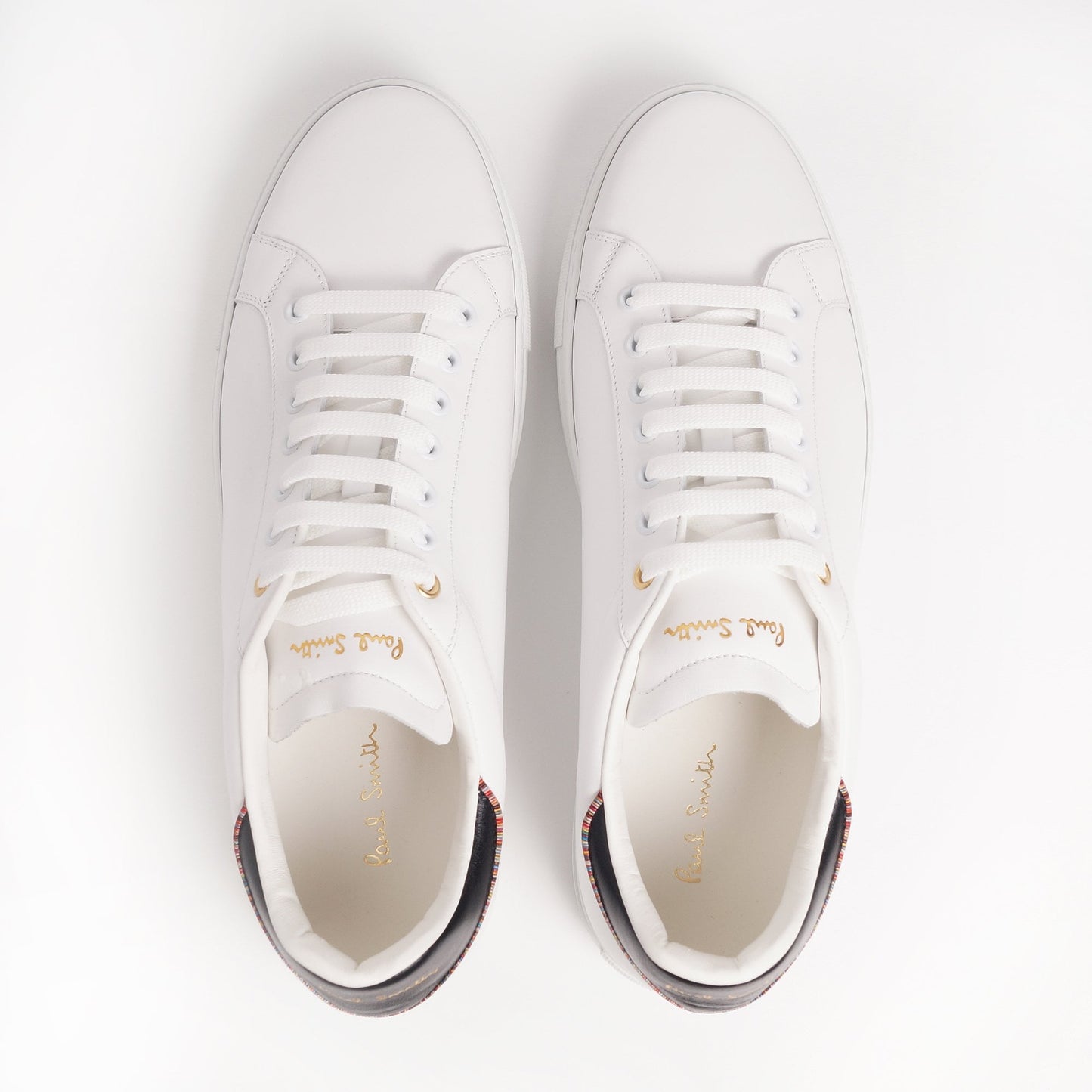 Leather 'Beck' Trainers - White