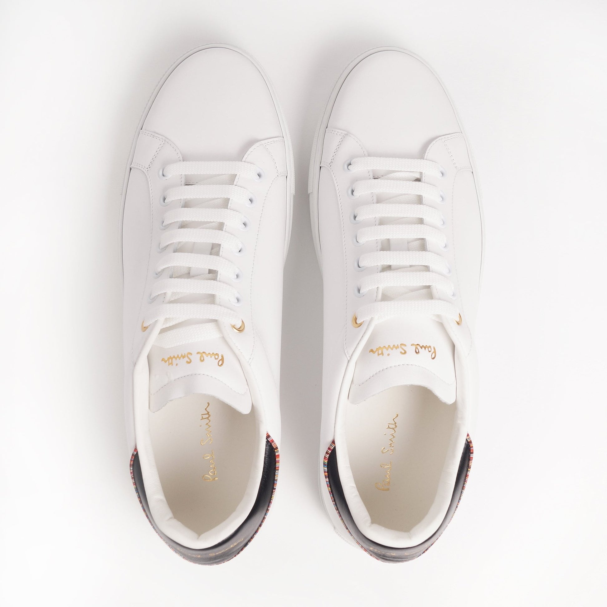 Paul Leather 'Beck' Trainers - White