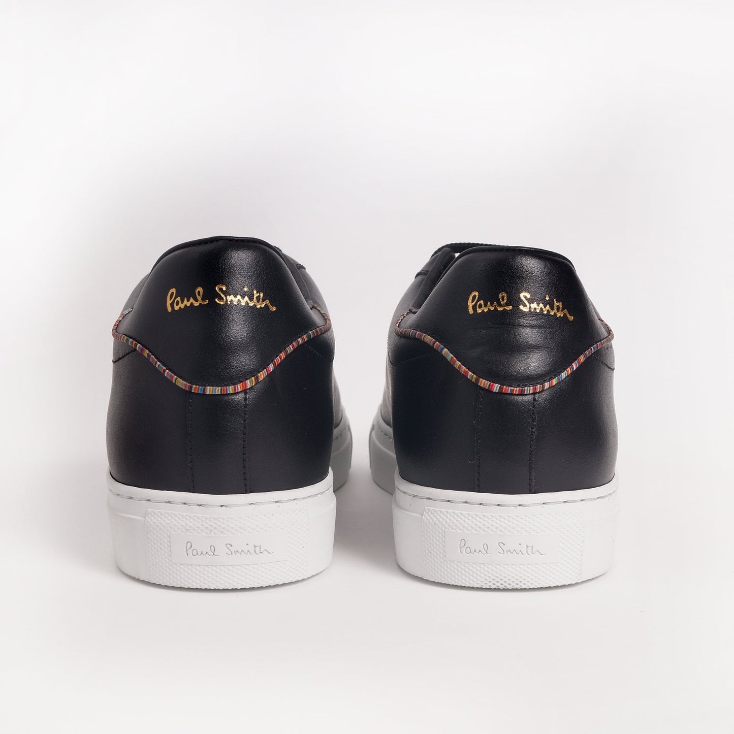 - Leather 'Beck' Trainers - Black