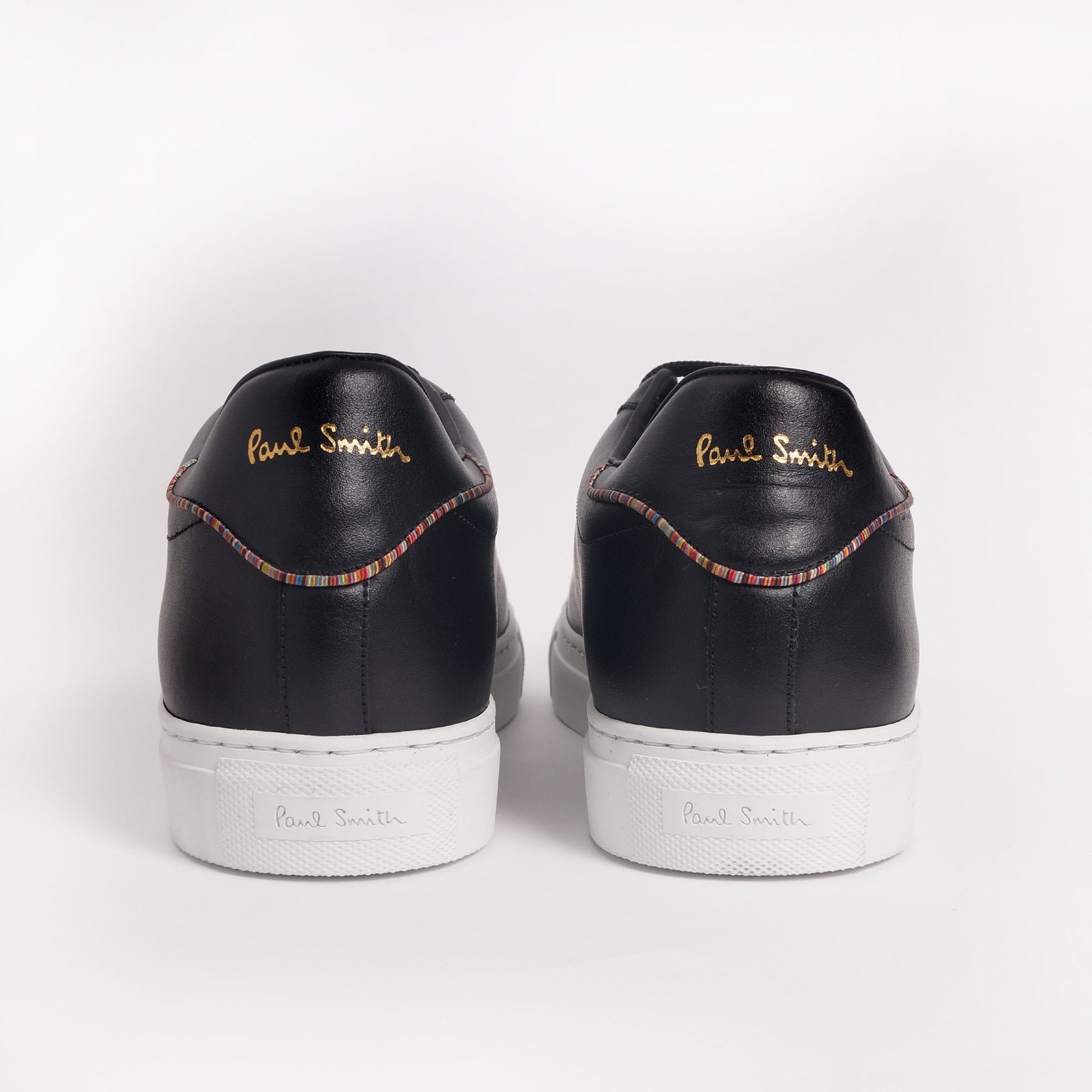 Paul - Leather 'Beck' Trainers - Black