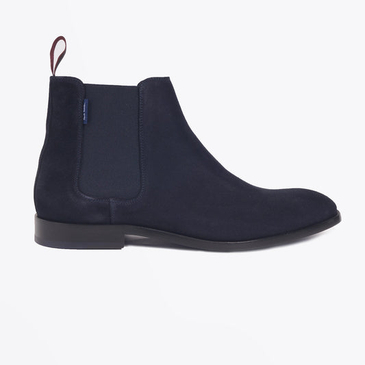 - Suede 'Gerald' Chelsea Boots - Dark Navy