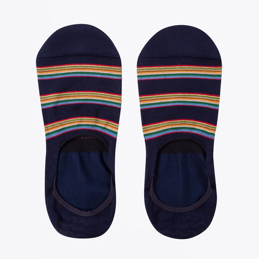 - Three Pack Loafer Stripe Socks