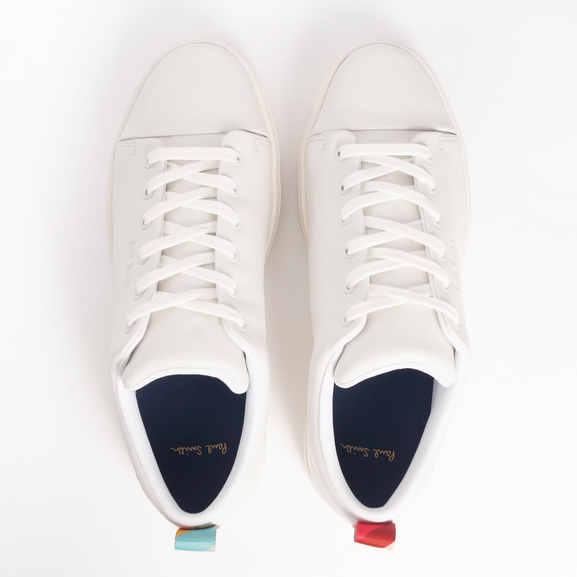 Paul Leather 'Lee' Heart Trainers - White