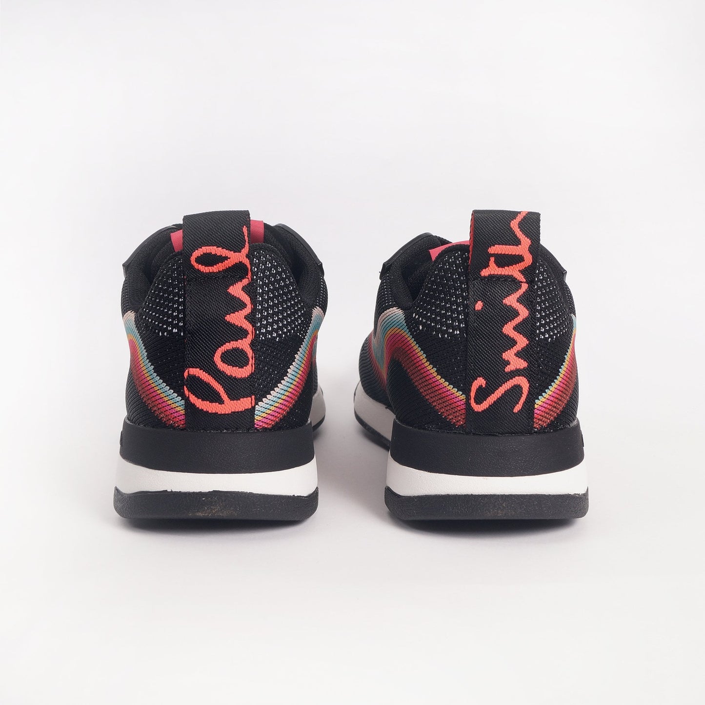 - 'Swirl' 'Rappid' Knit Trainers - Black