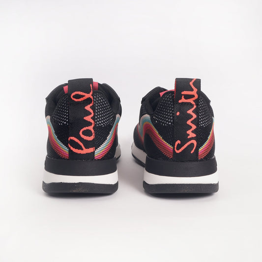 - 'Swirl' 'Rappid' Knit Trainers - Black