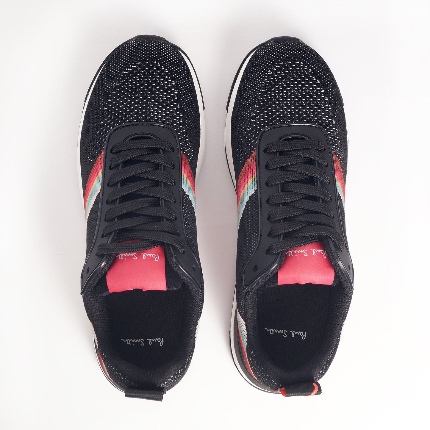 - 'Swirl' 'Rappid' Knit Trainers - Black