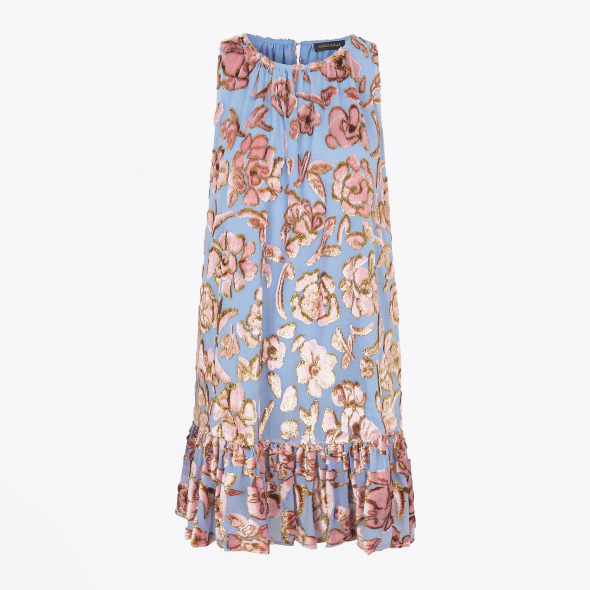 Stine Kenna - Floral Chiffon Dress - Pink