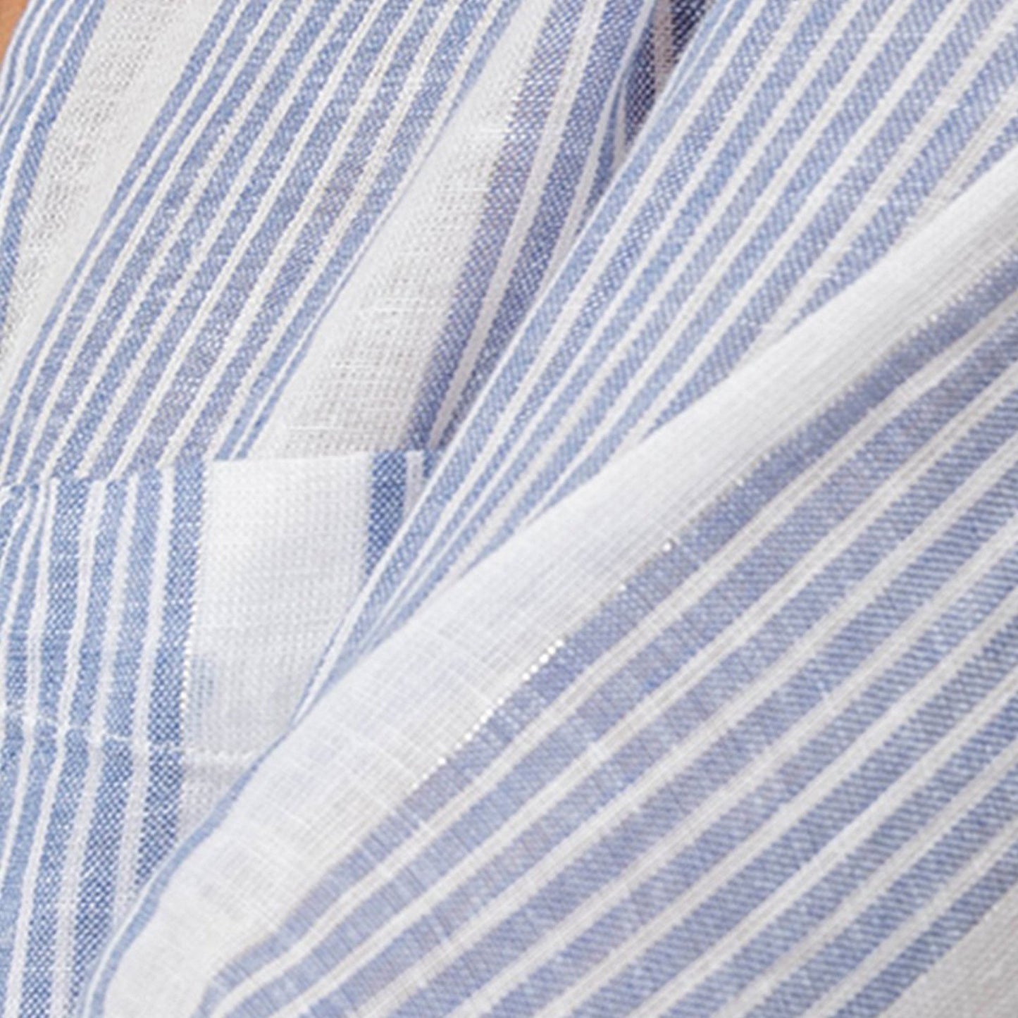 - Charli - Stripe Shirt - Blue/White