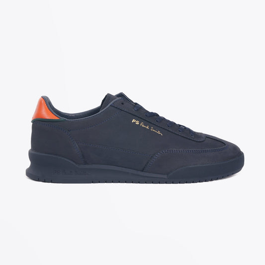 - Nubuck Leather 'Dover' Trainers - Navy
