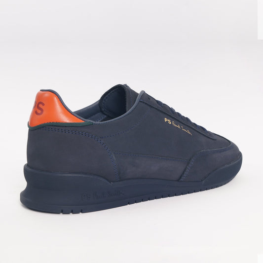 - Nubuck Leather 'Dover' Trainers - Navy