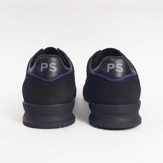 - Nubuck Leather 'Dover' Trainers - Black