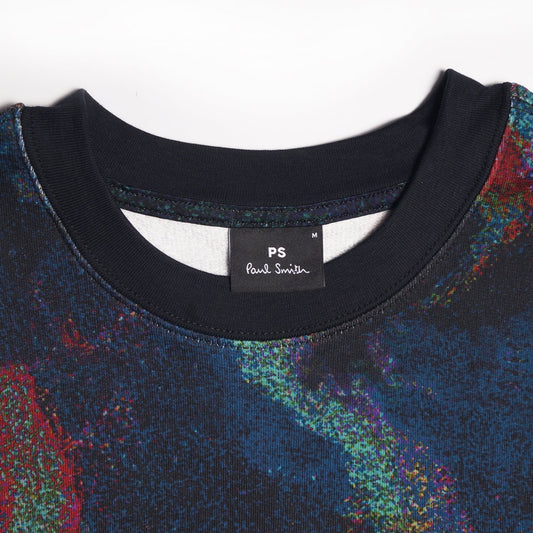 - Oil-Slick Print Sweatshirt - Multi