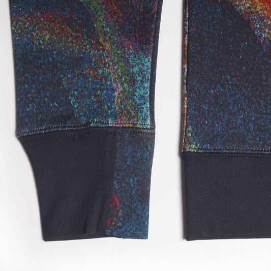 - Oil-Slick Print Sweatshirt - Multi