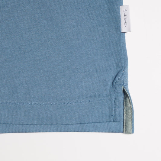 - Organic Cotton Polo Shirt - Blue