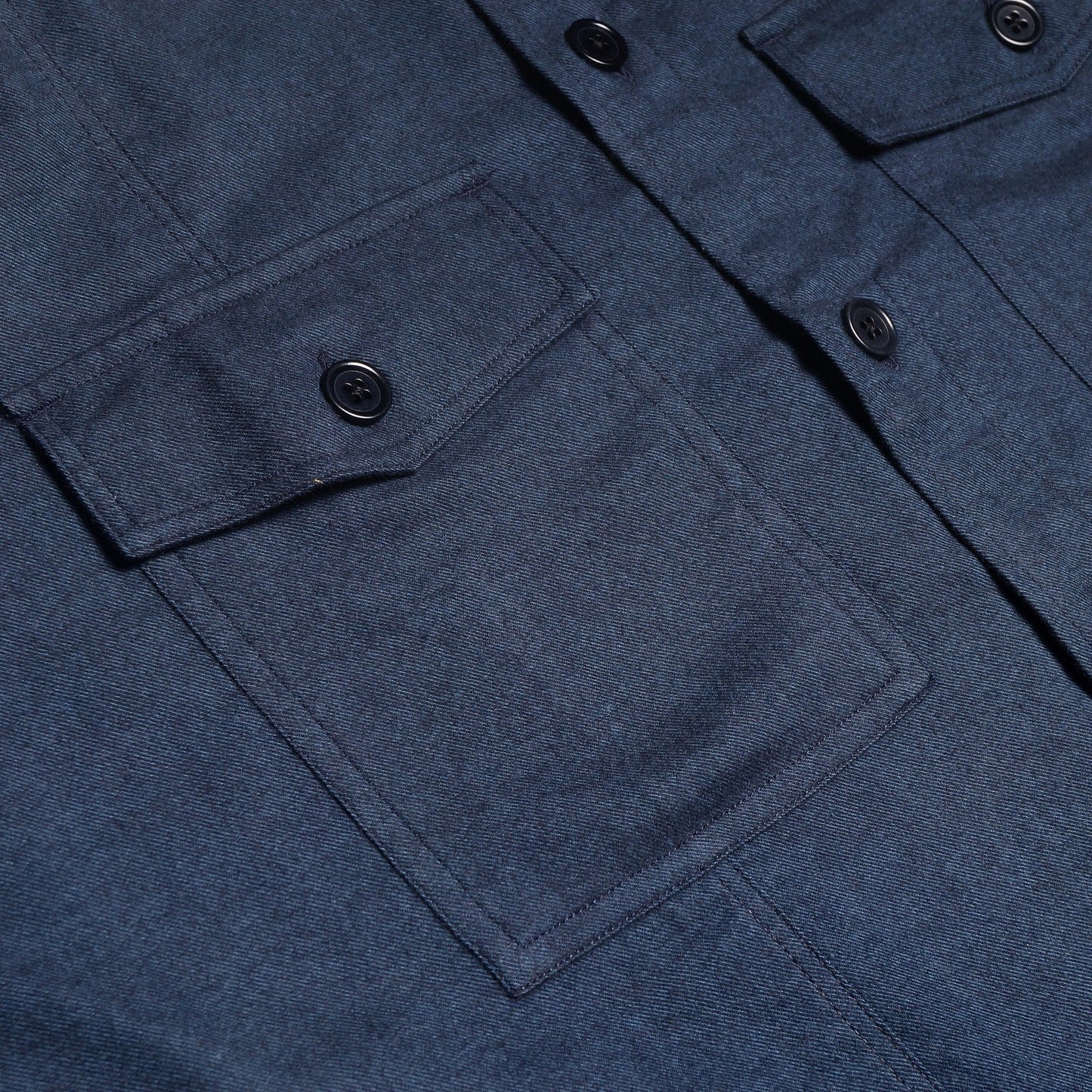 - Casual-Fit Cotton Shirt - Navy