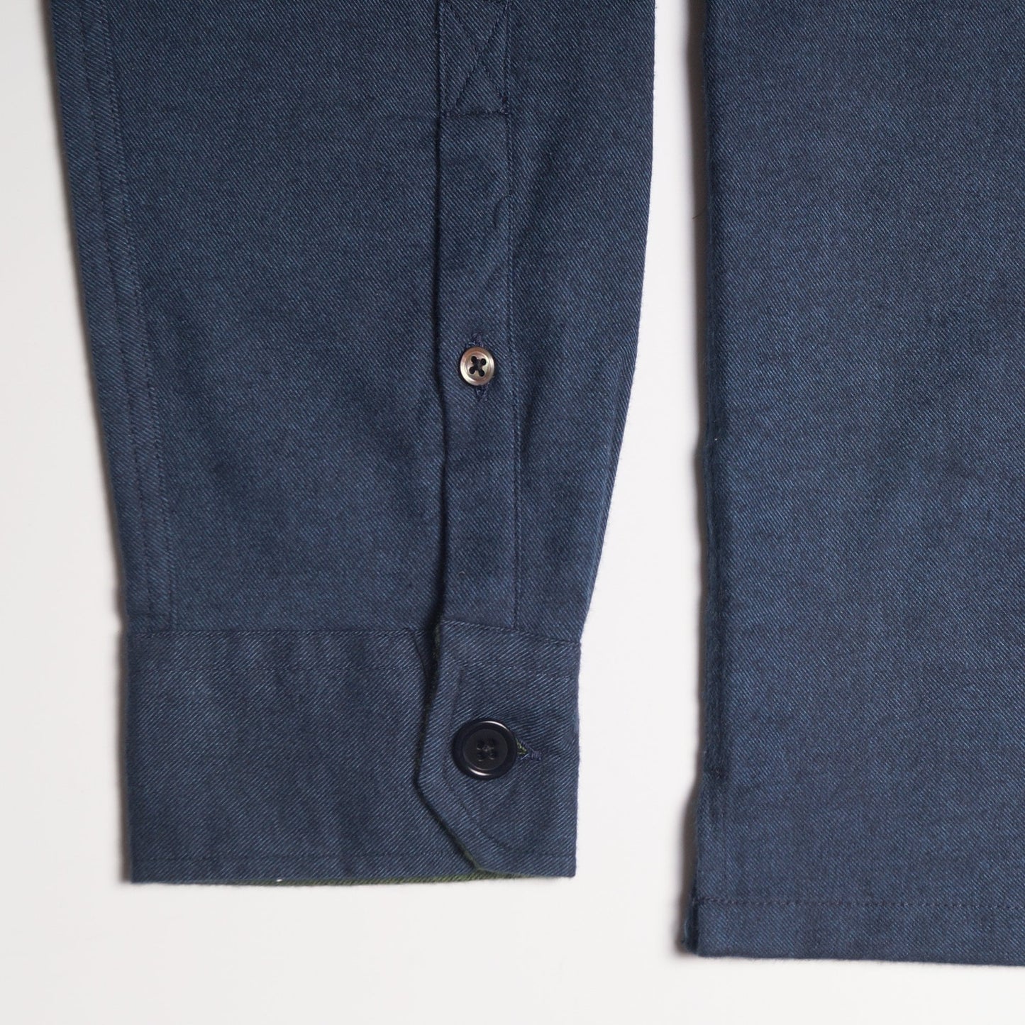 - Casual-Fit Cotton Shirt - Navy