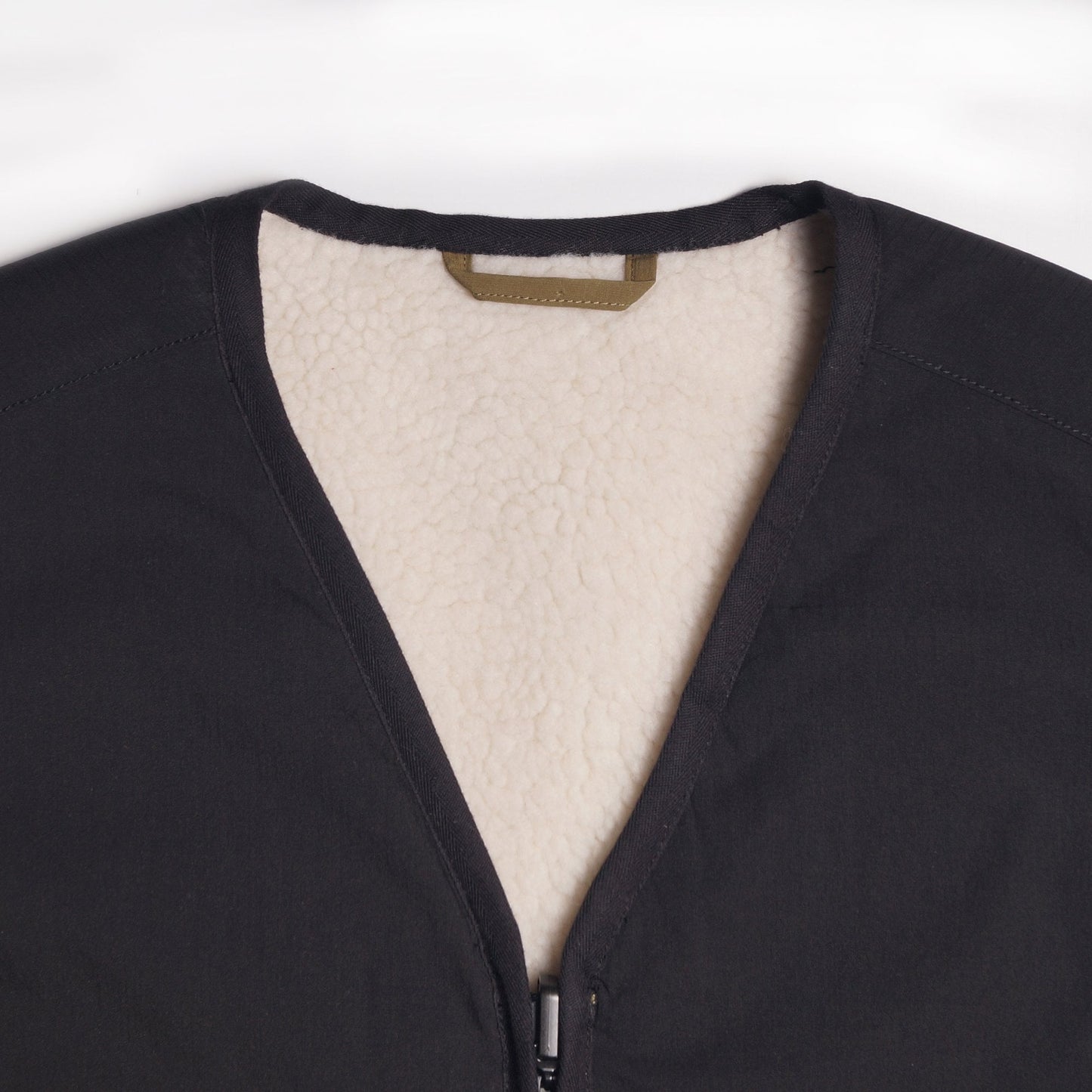 - Reversible Zip-Up Gilet - Black