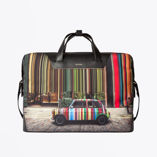 - 'Mini Covent Garden' Print Canvas Holdall - Multi