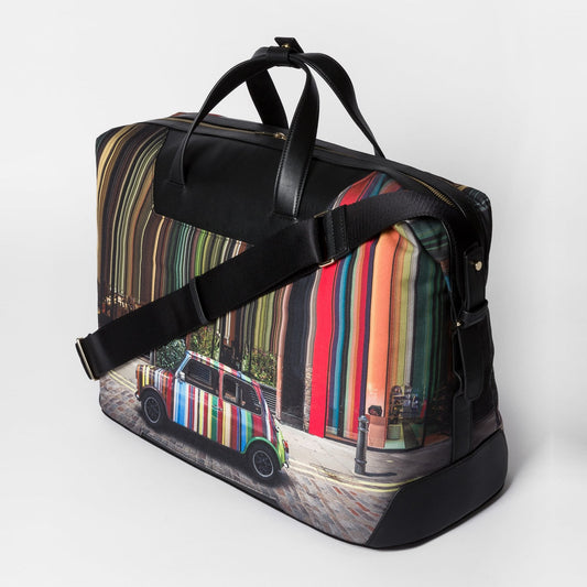 - 'Mini Covent Garden' Print Canvas Holdall - Multi