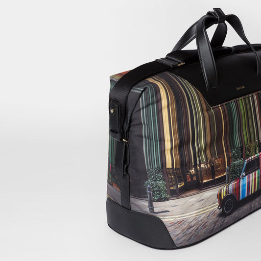 - 'Mini Covent Garden' Print Canvas Holdall - Multi