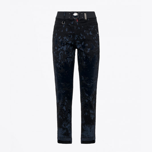 Kick Off - Camouflage Printed Pant - Navy
