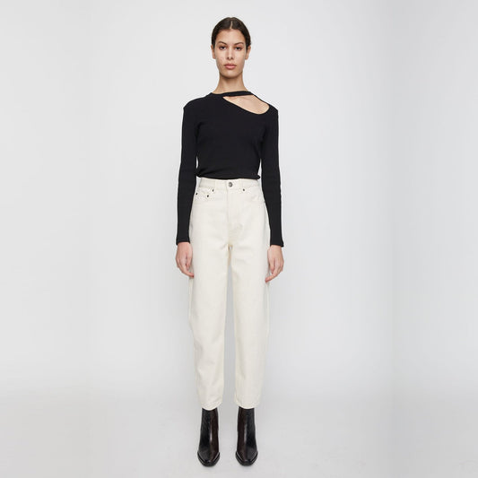 - Rancho - Knitted Long Sleeve Top - Black