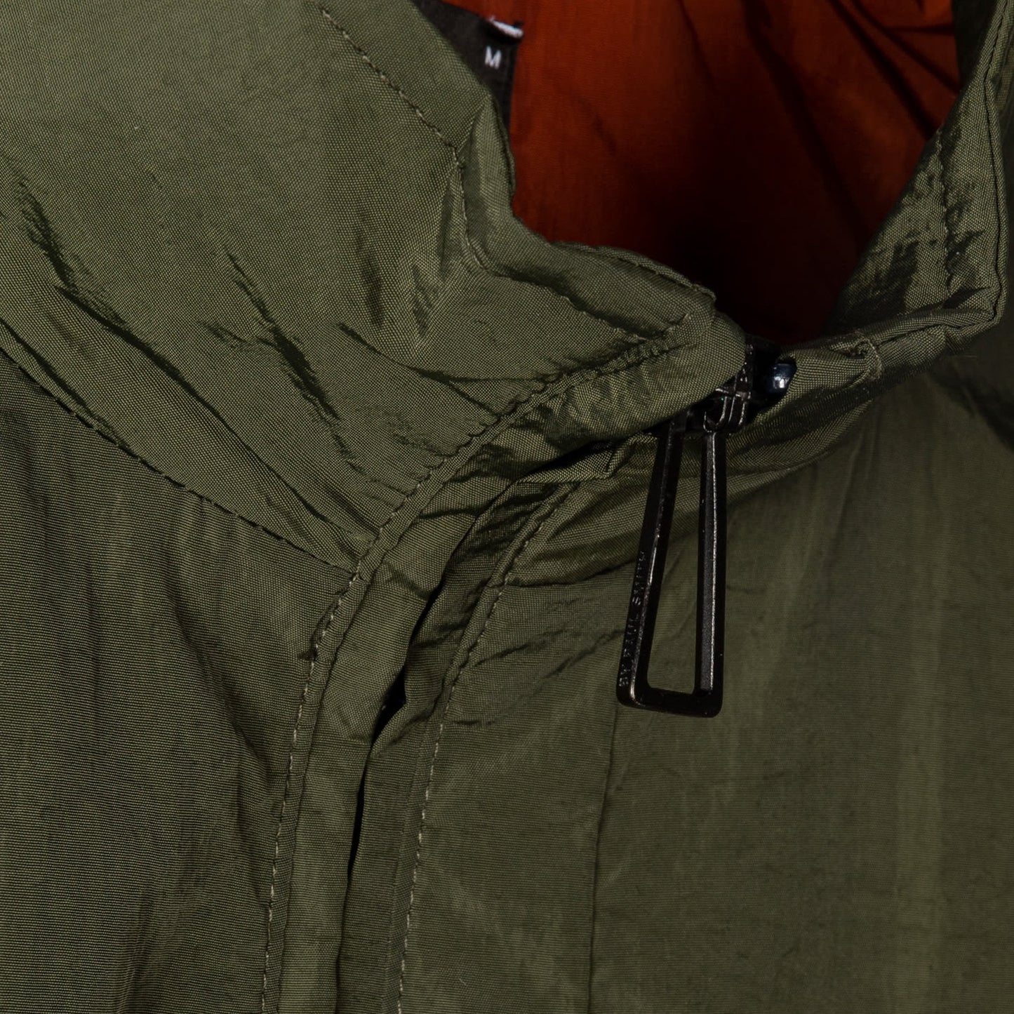 - Zip-Up Nylon Gilet - Green