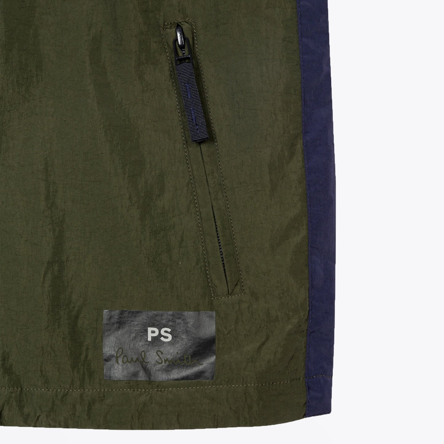 - Zip-Up Nylon Gilet - Green