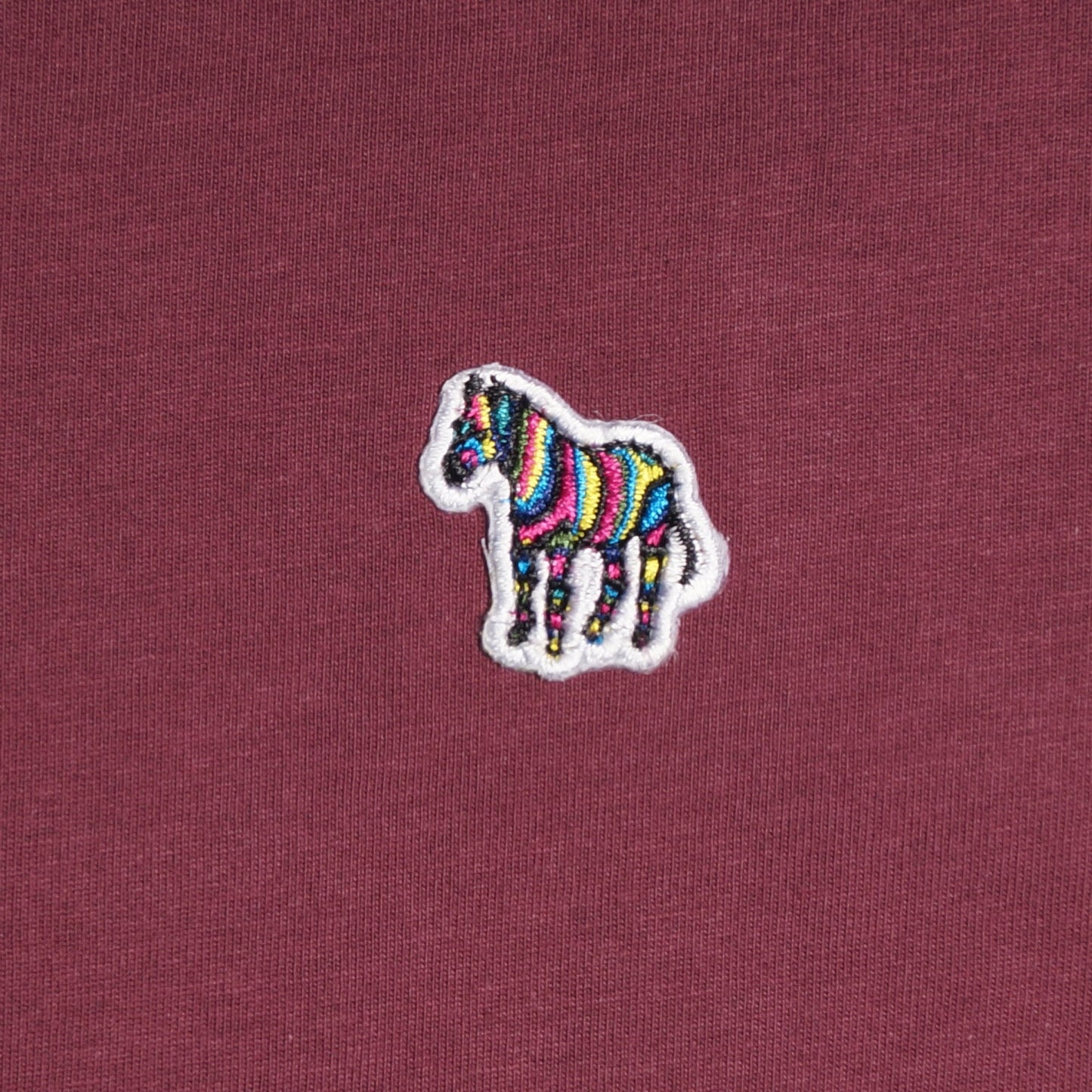 - Organic-Cotton Zebra Logo T-Shirt - Purple