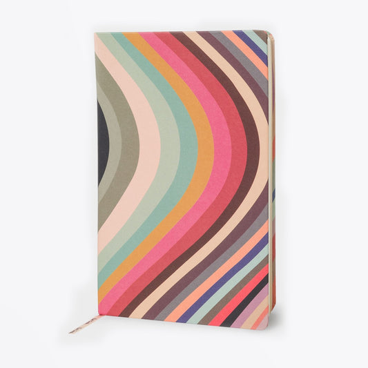 - 'Swirl Stripe' Notebook - Multi