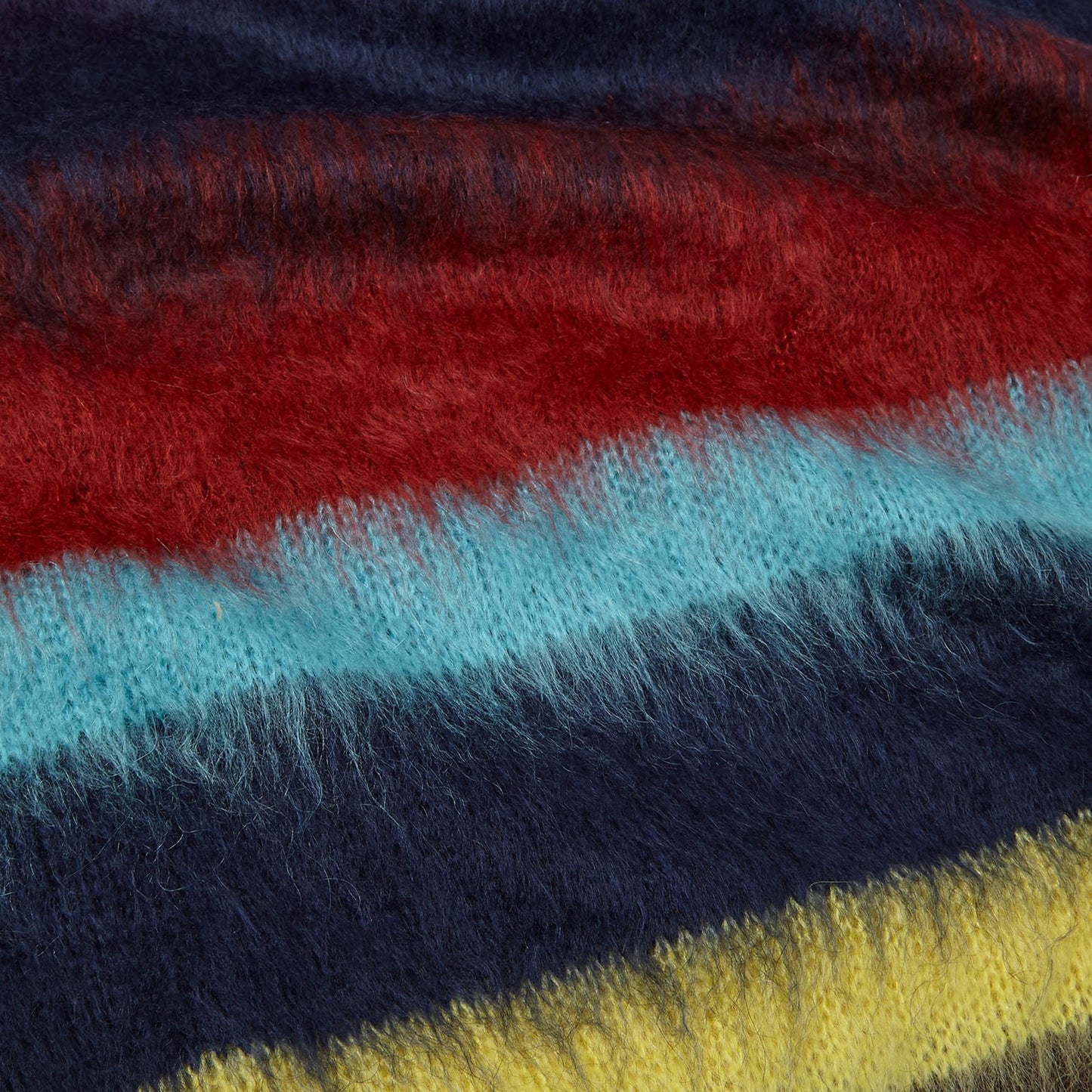 - Ombre Stripe Mohair-Blend Sweater - Multi