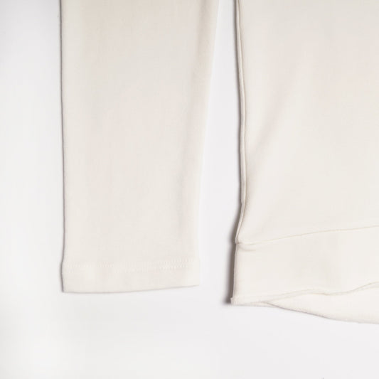 - Cotton-Modal Blend Pullover - Cream