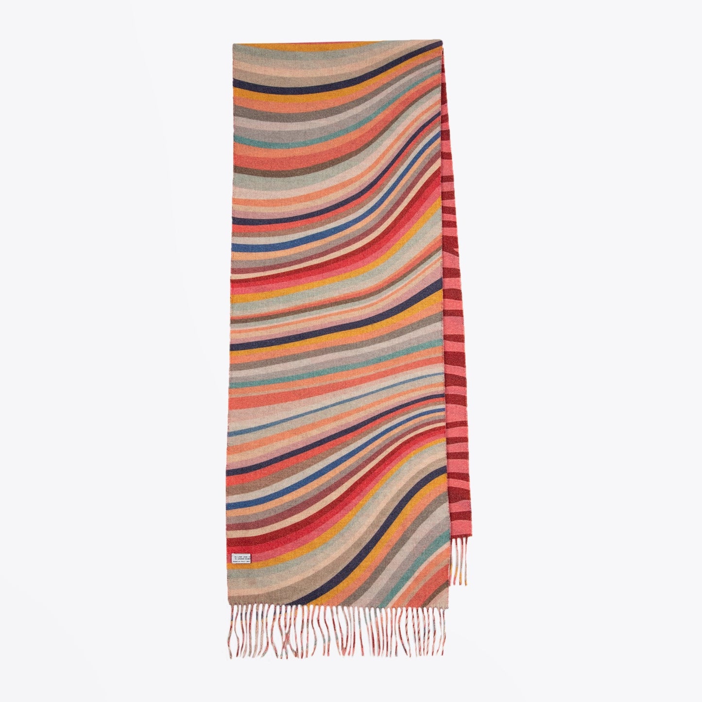 Zebra Double-Sided Wool-Blend Scarf - Multi