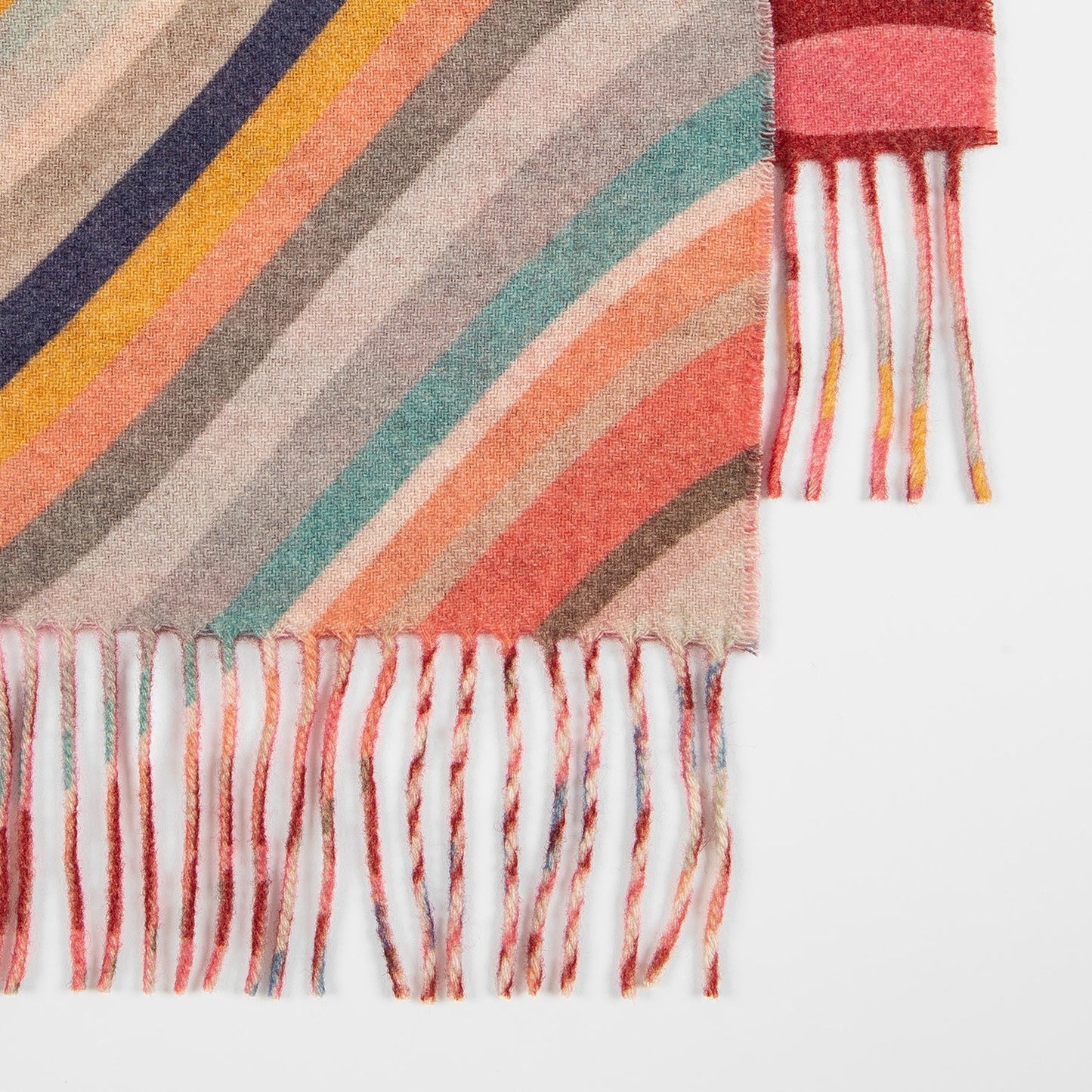 Zebra Double-Sided Wool-Blend Scarf - Multi