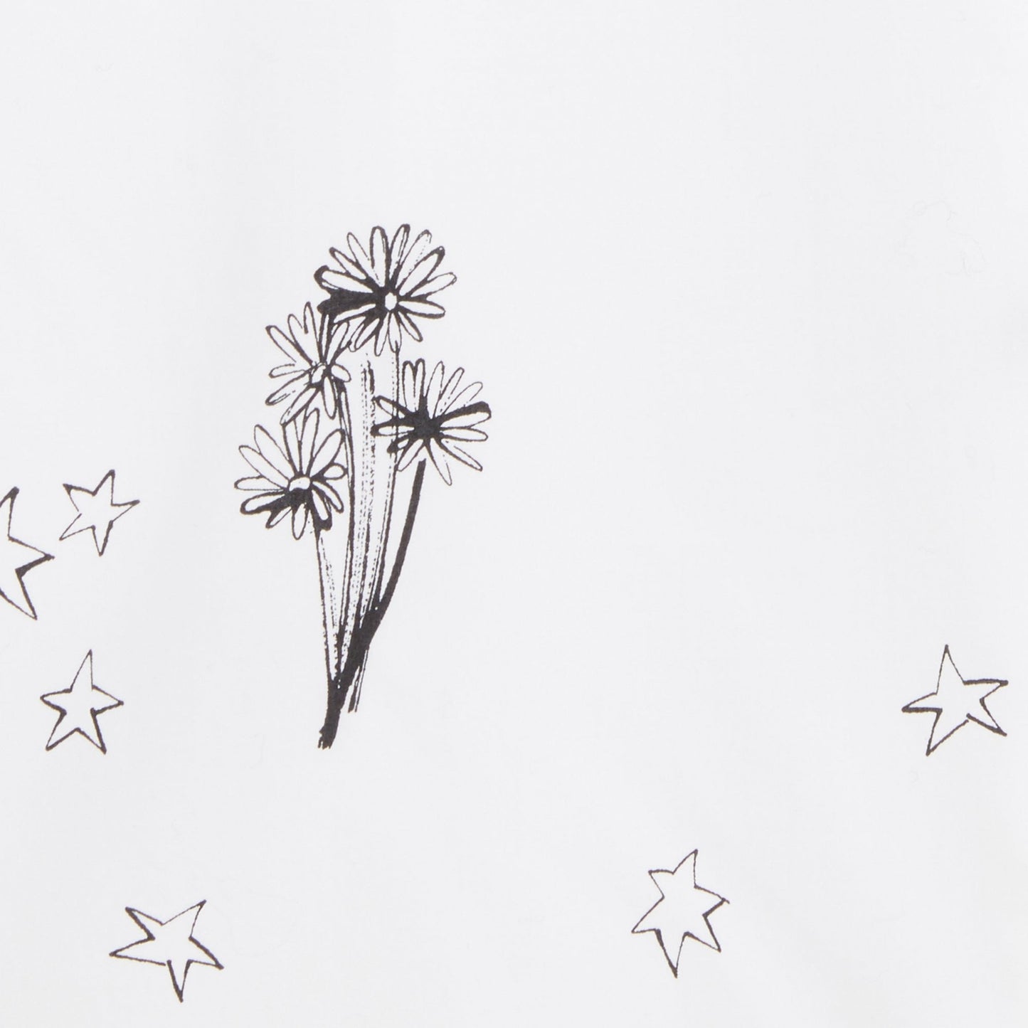 - Cotton 'Doodle' Print Shirt - White