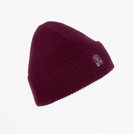 - Plain Beanie Hat - Burgundy