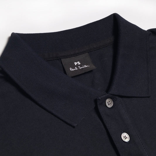 - Organic Cotton Polo Shirt - Dark Navy