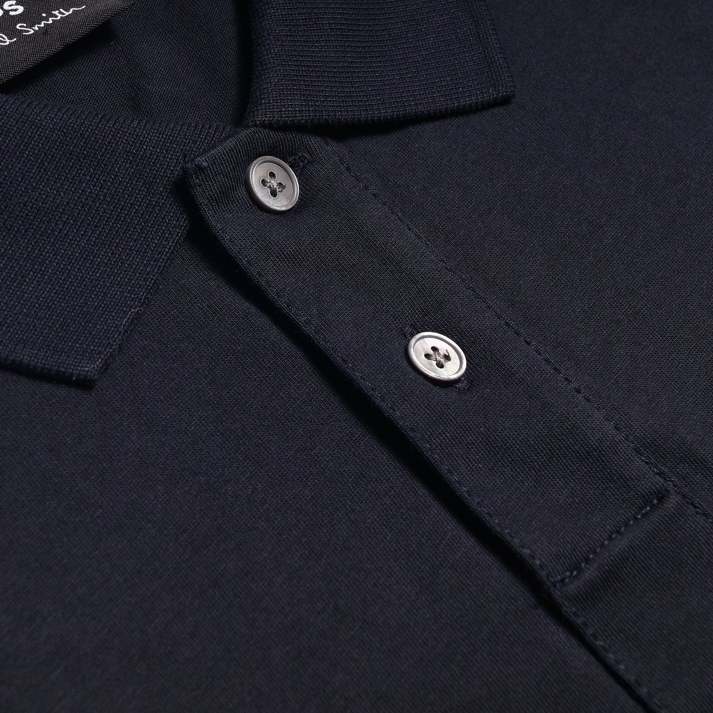 - Organic Cotton Polo Shirt - Dark Navy