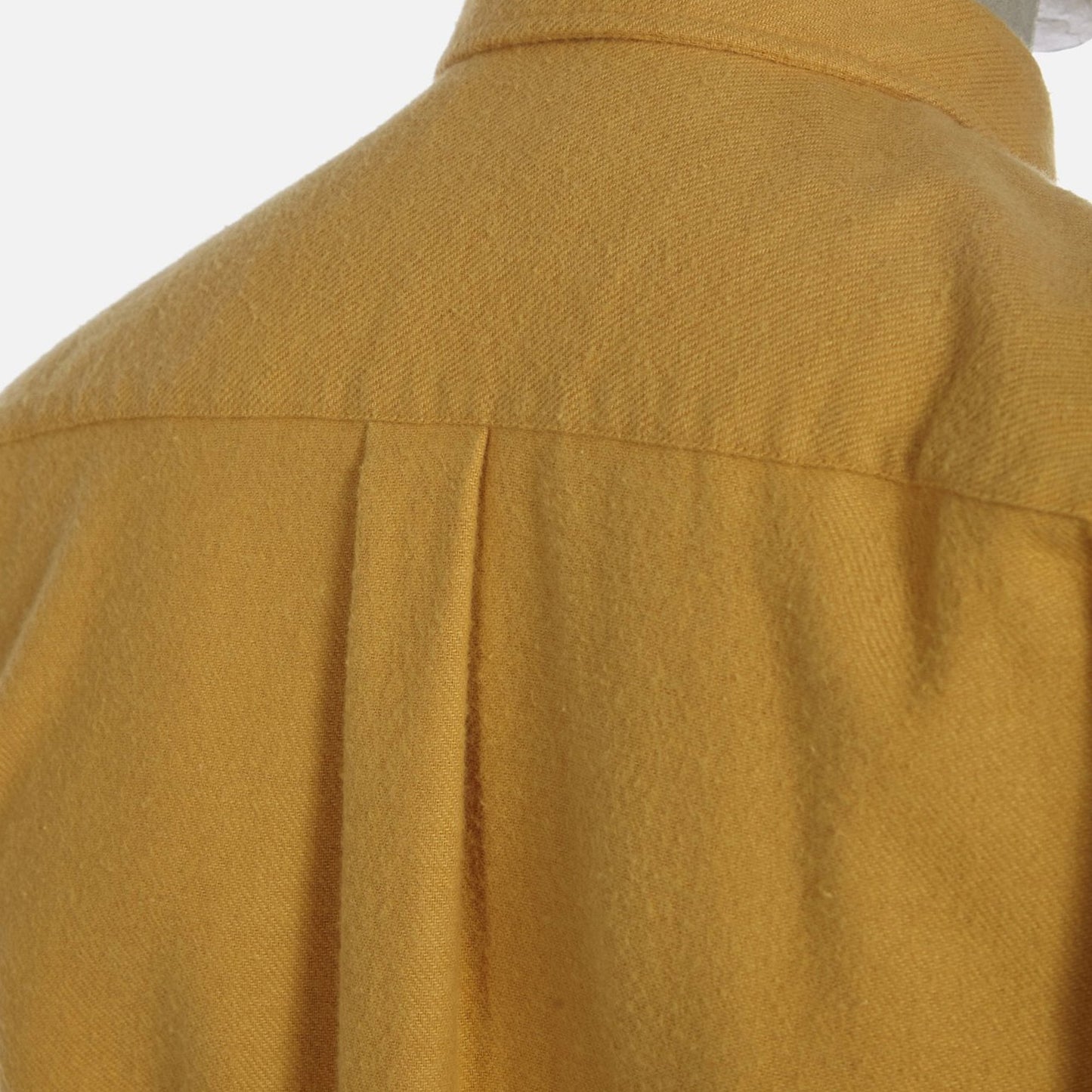- Brushed Organic Cotton Shirt - Mustard